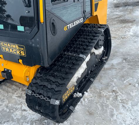 tracks or chains on skid steer|homemade skid steer tracks.